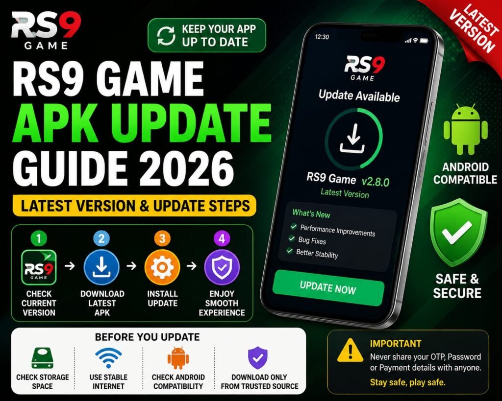 RS9 Game APK Update Guide 2026 latest version update steps and Android compatibility